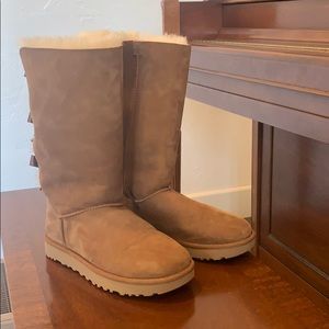 Ugg tan and tall boots